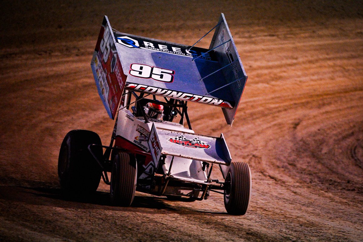 American Sprint Car Series (@ascsracing) on Twitter photo Quick Time for <a href="/mattcovington95/">Matt Covington 95</a>! โฑ๏ธ
The No. 95 turns a lap of 11.210 around the 1/3-mile high banks of <a href="/I55Raceway/">I-55 Raceway</a> and establishes the Winged 360 Sprint Car track record.
That marks the Oklahoma racerโs fourth fast qualifier honor of the season. Quick Time for <a href="/mattcovington95/">Matt Covington 95</a>! โฑ๏ธ
The No. 95 turns a lap of 11.210 around the 1/3-mile high banks of <a href="/I55Raceway/">I-55 Raceway</a> and establishes the Winged 360 Sprint Car track record.
That marks the Oklahoma racerโs fourth fast qualifier honor of the season.