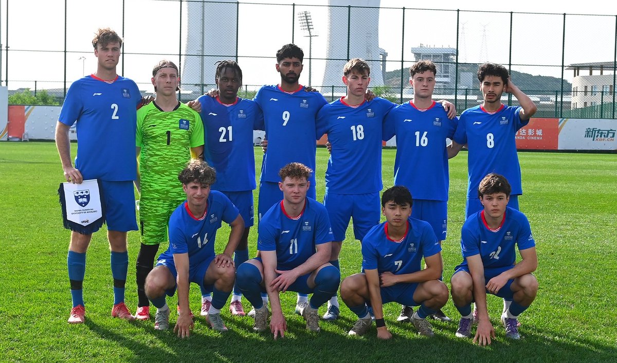 🇳🇿 Zachary Chung (#7) with University of Auckland at the 2025 FISU University World Cup Football in Dalian, China.