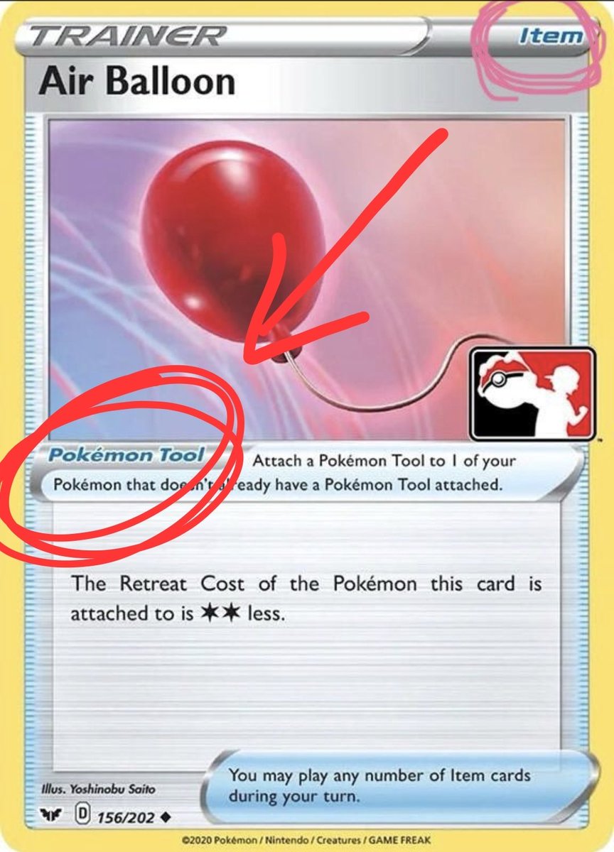 Jacobo_Kick's tweet photo. @ashlaswrld @thefleeee I hate that some tool cards say "Pokemon Tool" 😞 https://t.co/51XV3Al3W0