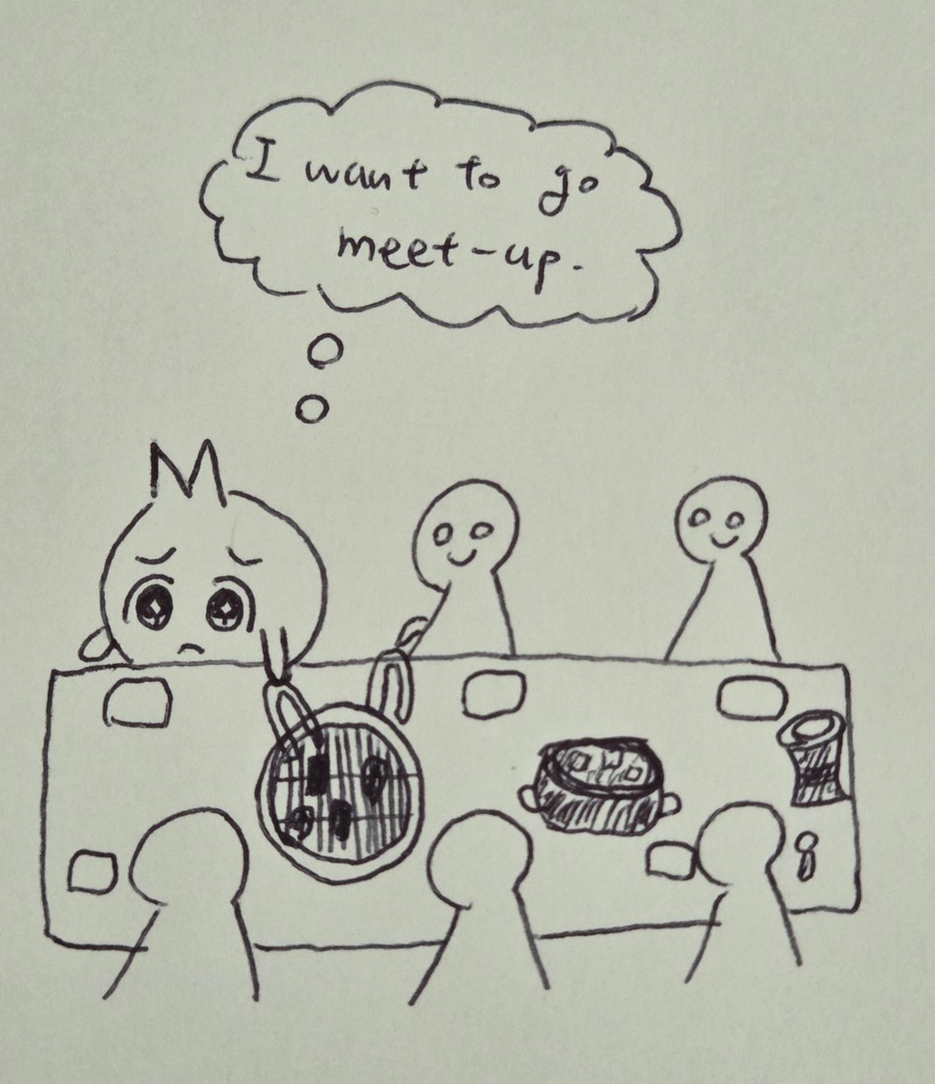 zzigle_diary's tweet image. [@irys_xyz 밋업 못 간 후기]

Irys 1차 밋업 때 좋은 기억이 있던 저는
한번더 한국에서 밋업이 열린다 해서 바로 신청을 했는데요

그날 회식이 잡혀버렸습니다....
소규모 회식이라 빠져나가기도 어려운 상황😭😭😭

안돼.... 저번처럼 분명 어마어마하고 귀여운 굿즈가 있을텐데

결국........…