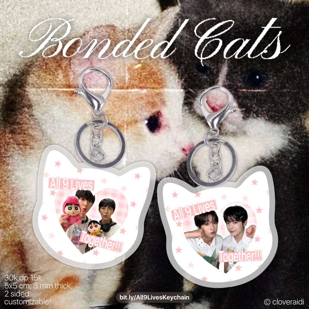 cloveraidi's tweet image. ෆ rts &amp;amp; likes are appreciated! ෆ

open pre-order . . . 🐈🐈‍⬛ 

🗓️ until 30 Sept (± 1-2 weeks production process)
🍊 for settlements &amp;amp; shippings

🔗: bit.ly/All9LivesKeych…

𝒉𝒂𝒑𝒑𝒚 𝒔𝒉𝒐𝒑𝒑𝒊𝒏𝒈 &amp;amp; 𝒔𝒕𝒂𝒚 𝒍𝒖𝒄𝒌𝒚 🍀