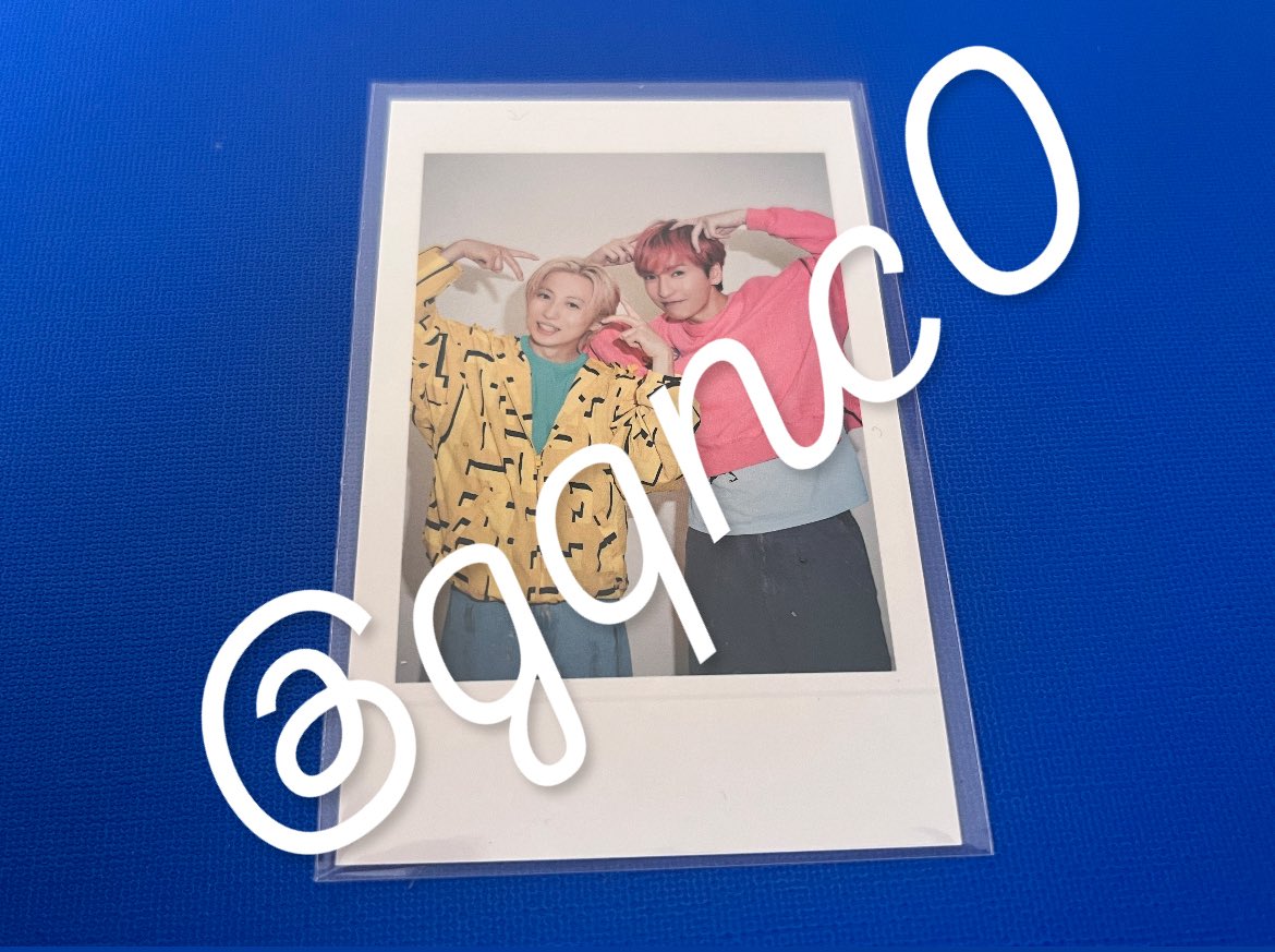 w-inds.インスタントフォトカード フォトカ 交換 【譲】POP