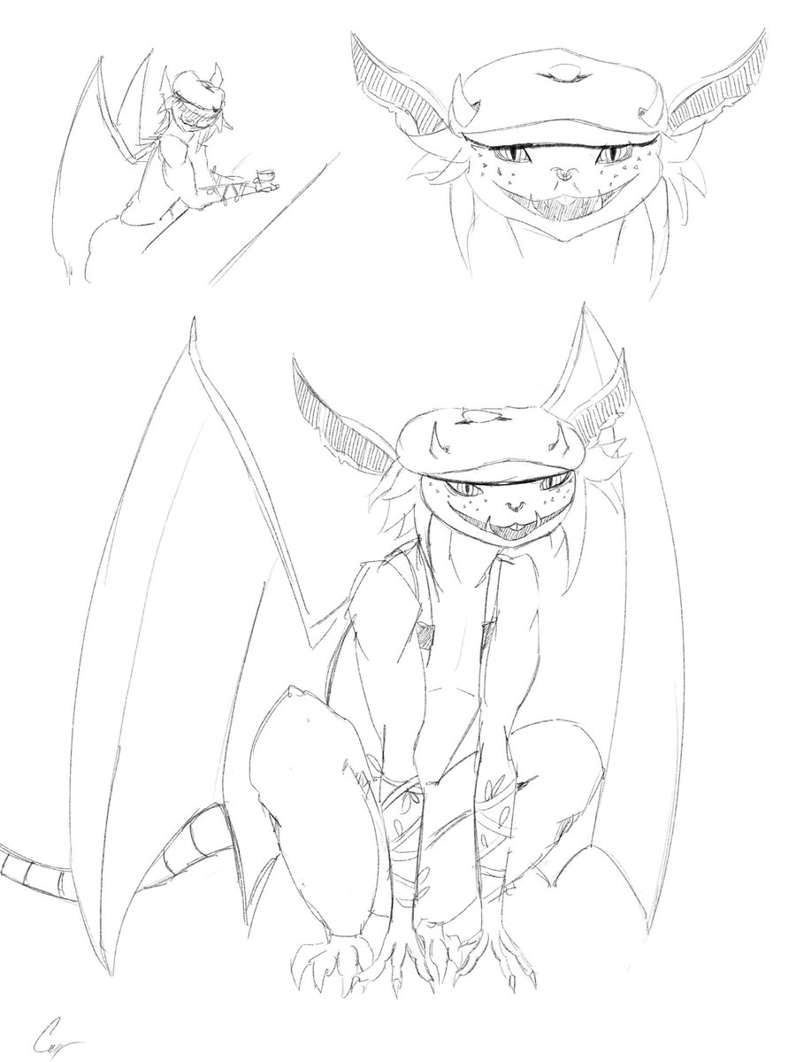 Califian_'s tweet photo. Sketching the gremlin Ivy https://t.co/xZ1ZHjhffT