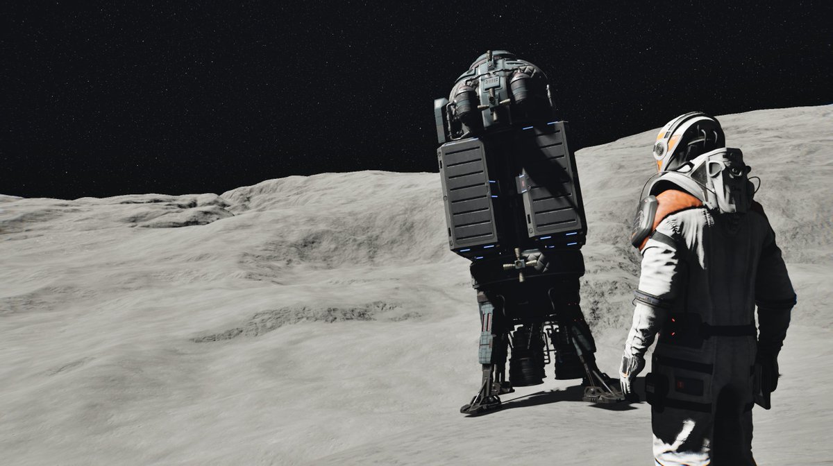 zirHazeGaming's tweet photo. π Stage 5 of the Verse Project just dropped!
π Procedural Moon landings
βοΈ Mining v0.1
π± Trading loop
π‘ Resource scanning
π Lunar POIs
Been testing it out & grabbed some shotsπ
π₯Full breakdown video coming soonβstay tuned! @Synthes_Games #VerseProject #Stage5 #SpaceGames https://t.co/Y7Hp6XzgHx