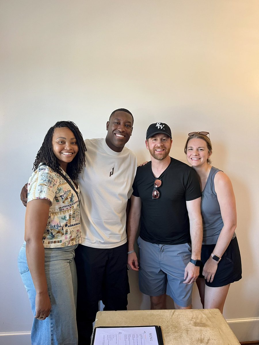 Road trip to my nephew’s football game and had a chance to see the fam <a href="/CoachNicholsj/">Jerry Nichols</a>. Proud of you brother!