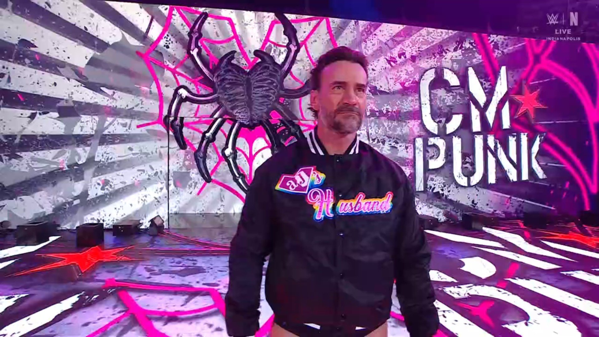Devon(MET RHEA 5X) #Day1Mosher on X: "Punk wearing an "AJ's" Husband jacket🥹🖤  https://t.co/5Ke8HnJ8IY" / X