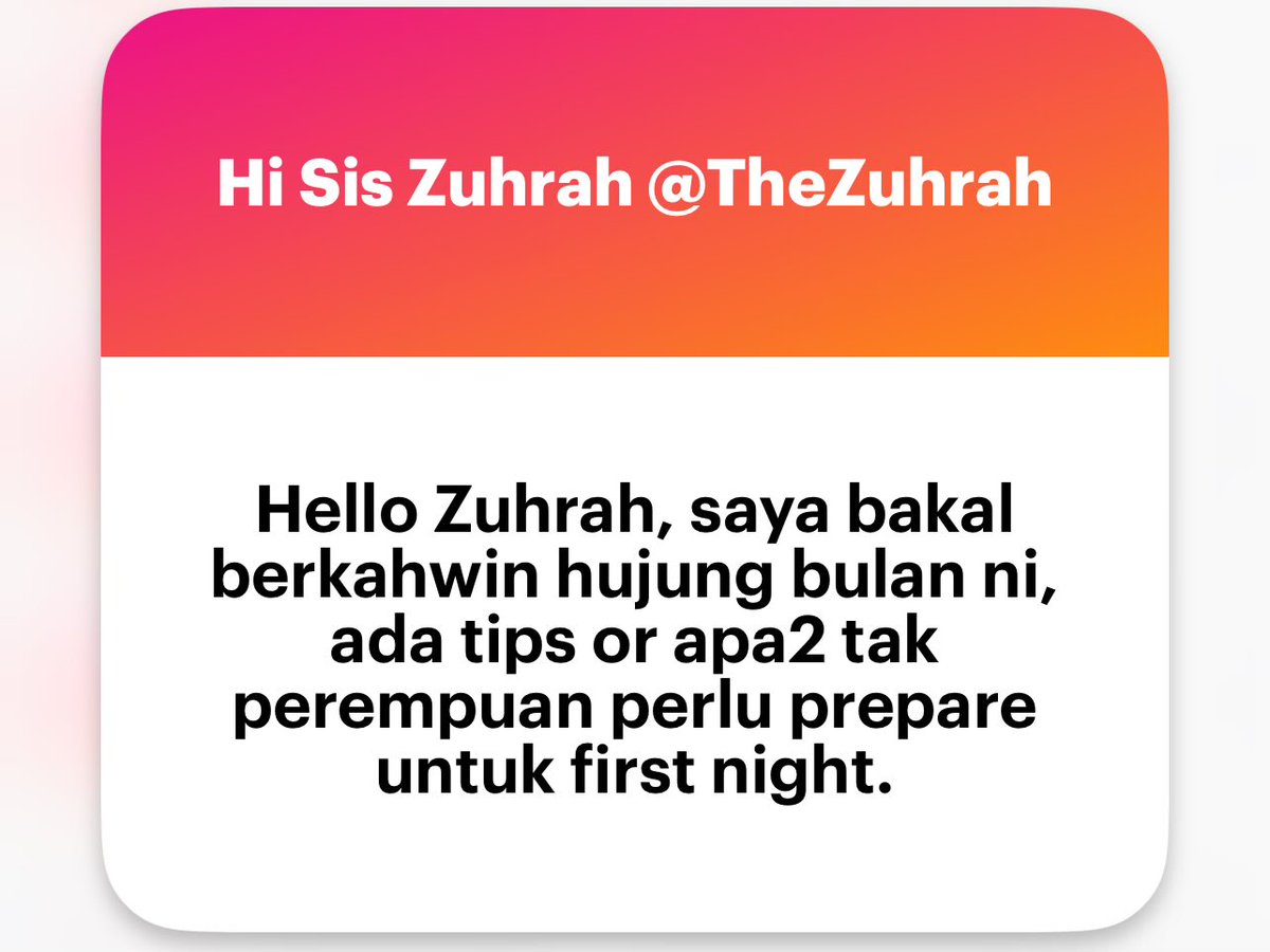 zuhrahx's tweet photo. What to do & what to expect waktu malam pertama 🤭
Guide for bride-to-be 🔞🧵
#bride2be #bodycare https://t.co/cfLJjgFxIi