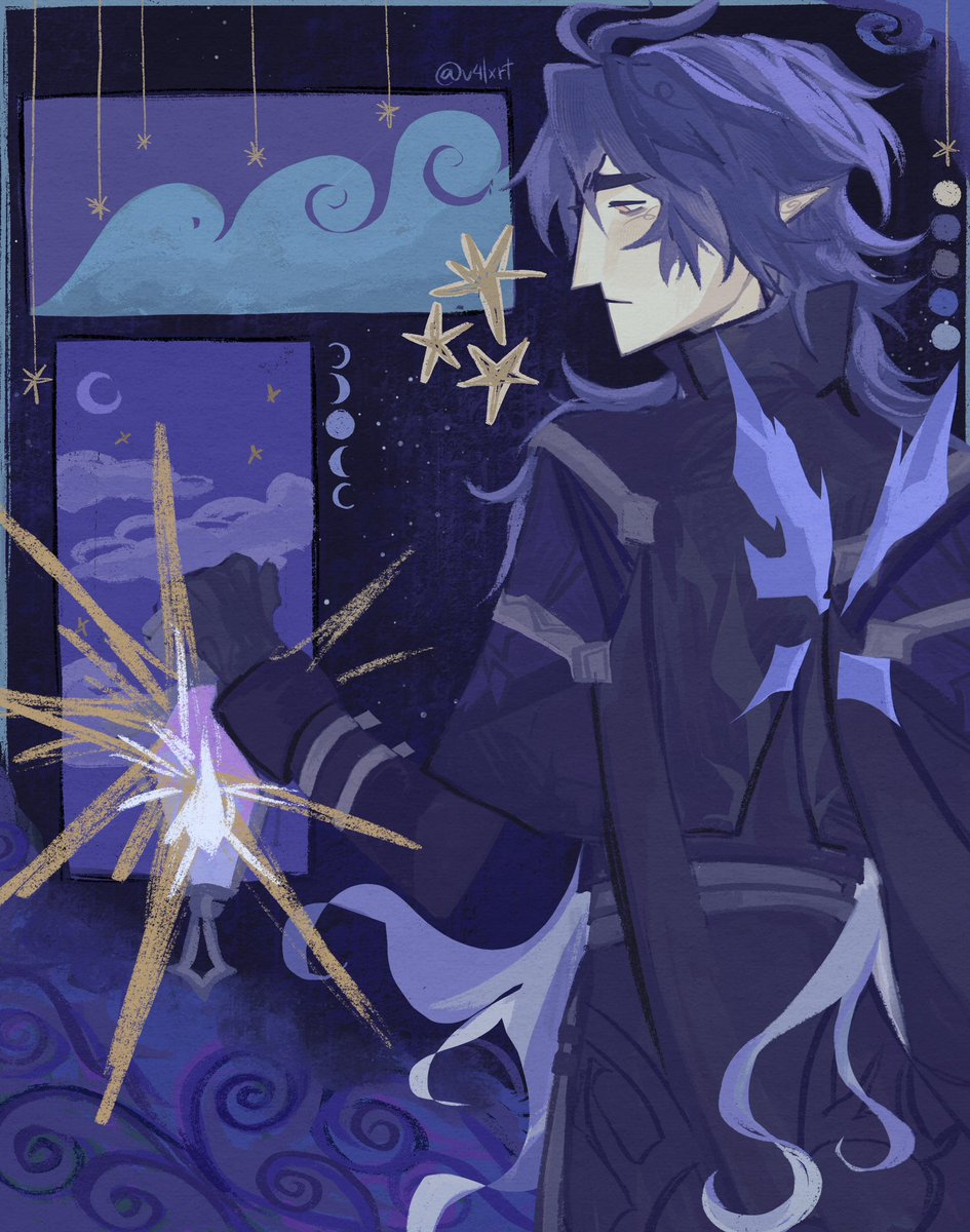 V4lxart's tweet image. #Flins #GenshinImpact #fanart #Nodkrai