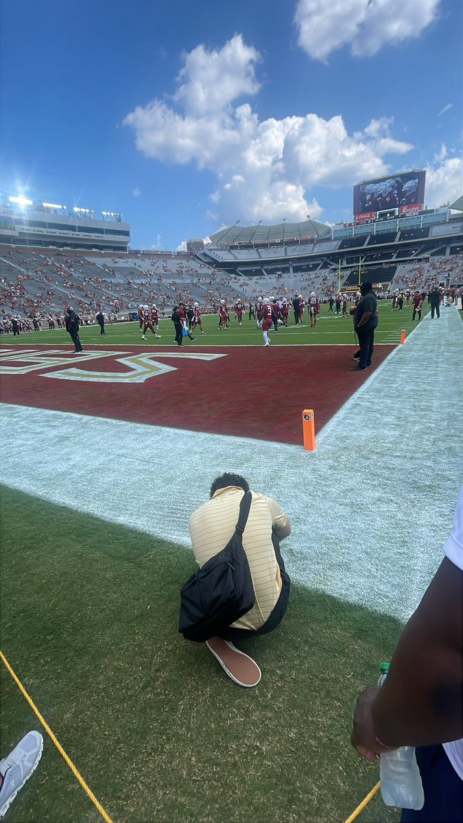 ReginaldWard_'s tweet photo. Had a great time at FSU today!!! Can’t wait to be back! @ErnieSims34 @FSUCoachJP @CoachJonMitch @coachcook55 @CoachPittRiley5 @AC_BIG12AU https://t.co/PE4OVym0kz