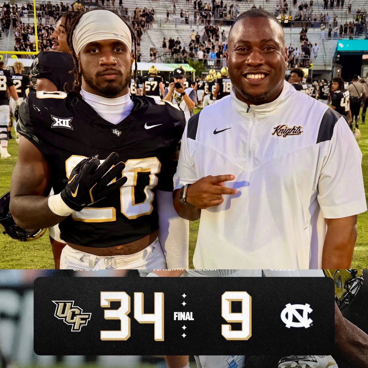 3-0! #GoKnights #ChargeOn <a href="/UCF_Football/">UCF Football</a>