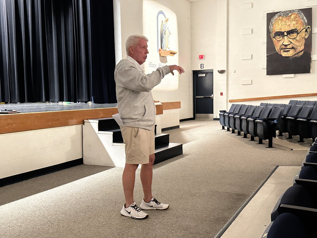 Mike Bailey (St. Patrick) sharing Lessons Learned Along the Way at the IBCA State-Wide Clinic!