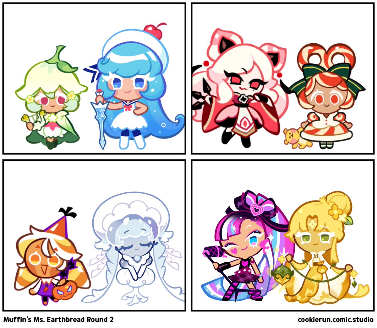 Muffin_Sweets_'s tweet photo. Round 2 of Muffin’s Ms. Earthbread (voting may start soon)
#cookierun #cookierunkingdom #cookierunovenbreak #missearthbread https://t.co/7ps6Ke03OW