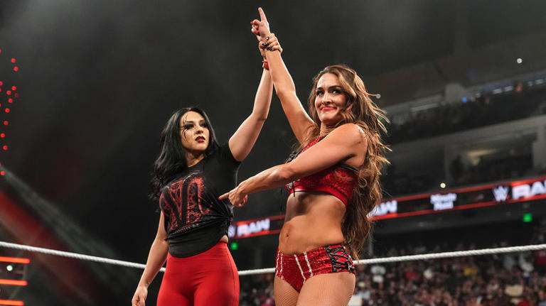 BRIZEEMODE's tweet photo. 🚨 Nikki Bella's recent IG story congratulated Stephanie Vaquer on becoming the new Women's World Champion! 

And looks like she's confirmed she will also be at Monday Night Raw! Fearless Primera reunion!! #WWERaw 

“What an incredible match! And such a well deserved win!! Can't wait to celebrate Monday!”