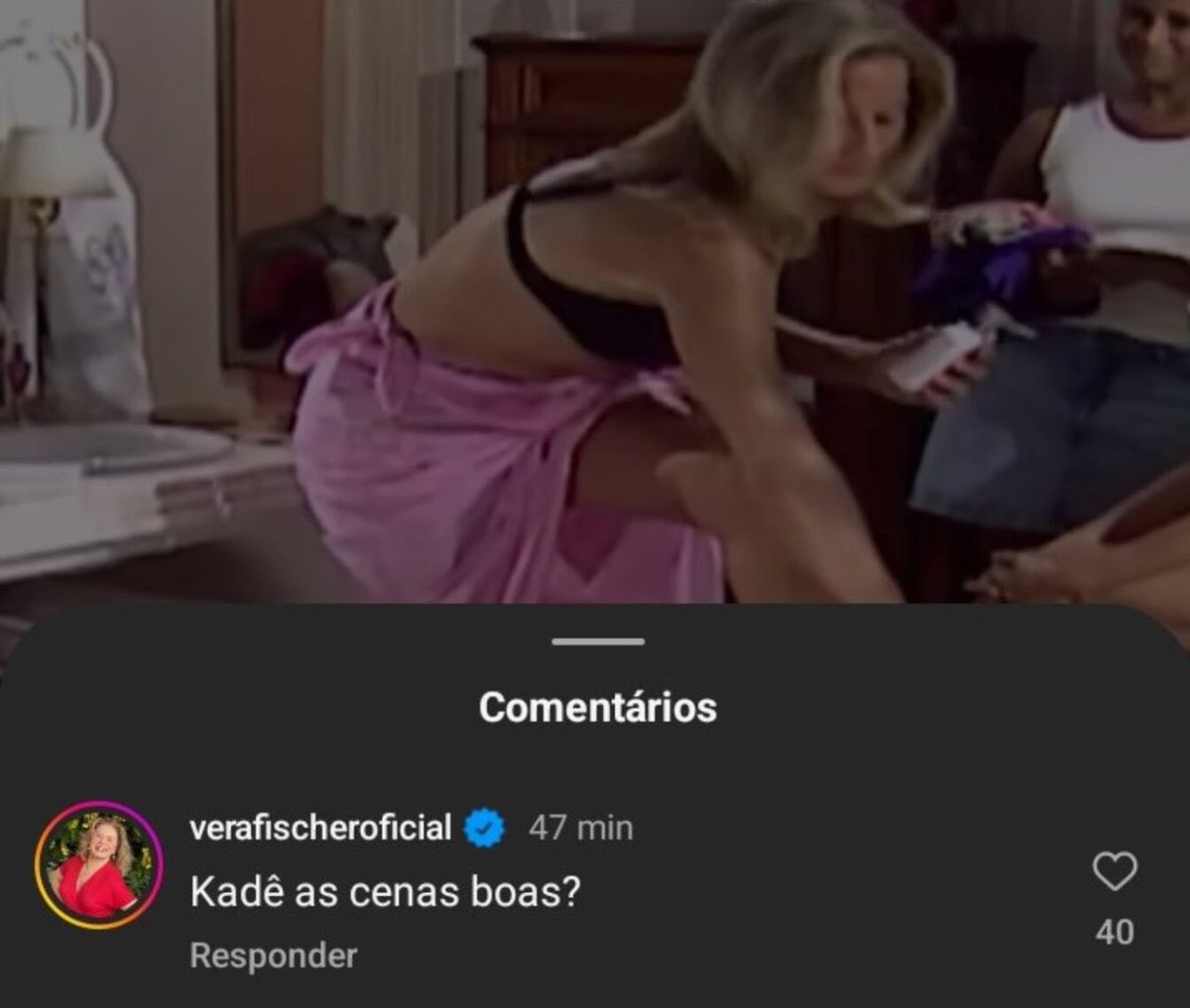 Assistindo #valetudo igual a Vera Fischer!