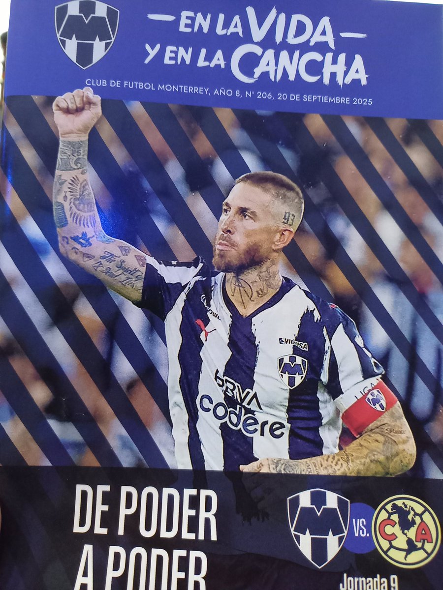 El capi <a href="/SergioRamos/">Sergio Ramos</a>  ufff...con todo mis <a href="/Rayados/">Rayados</a> 😊😊