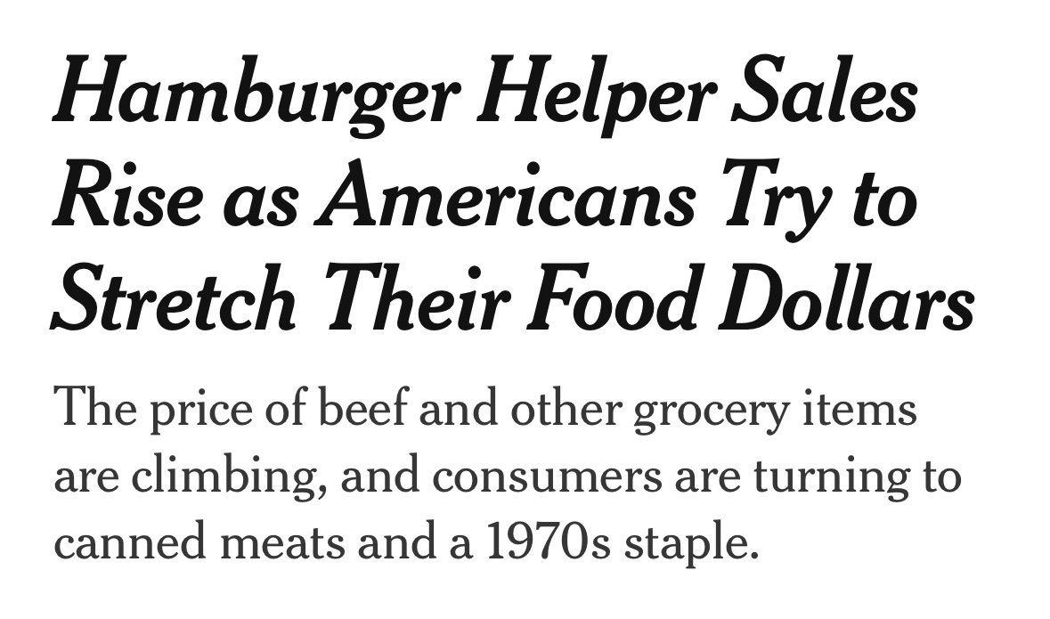 Who the fuck is eating hamburger helper 🤣