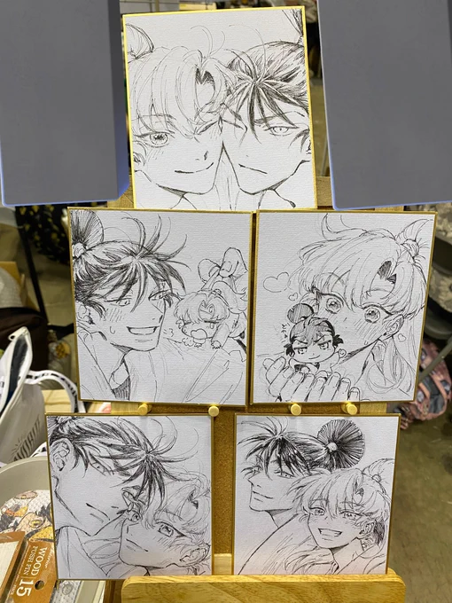ミニ色紙の絵柄は大体こんな感じです!
取り急ぎ! 