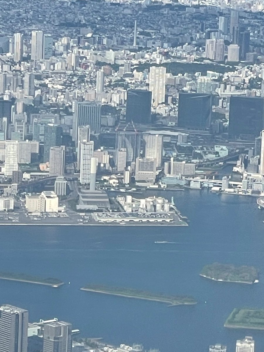 湾岸のタワマン群とリビ品