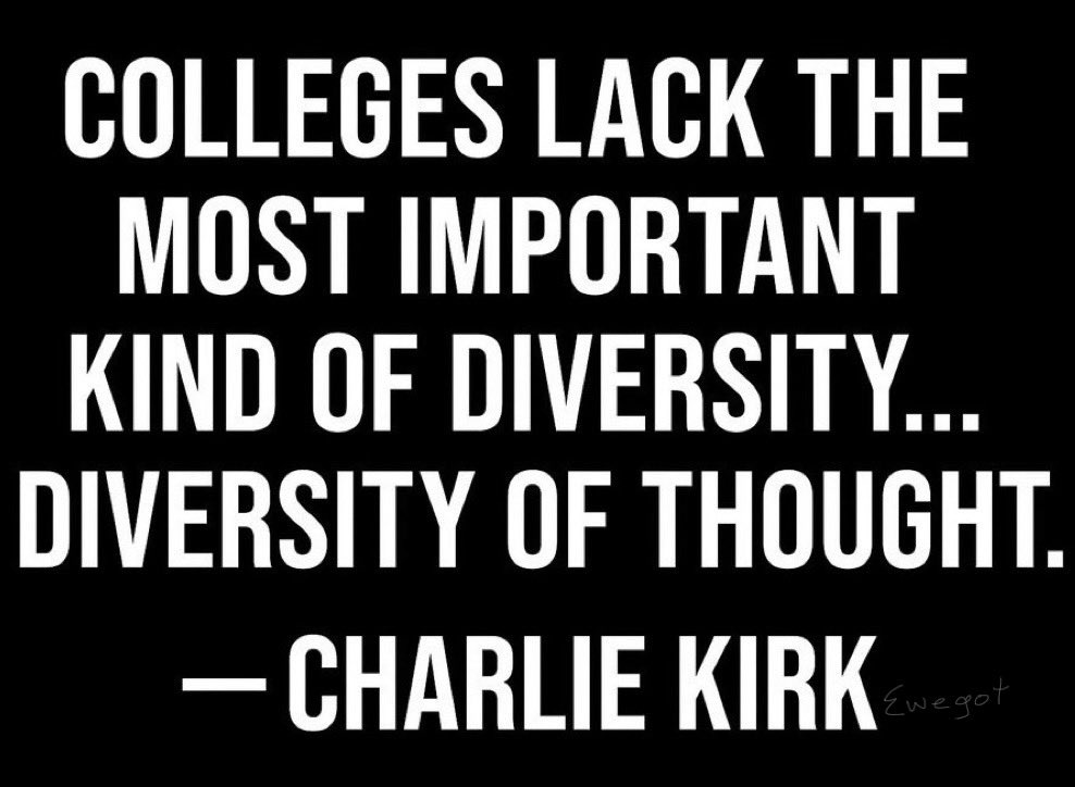I think of what an injustice to Charlie how the media described him. Not a racist bone in his body, yet they labeled him racist because he did not agree with reparations and DEI. 
They called him Nazi, Hitler two hated labels of some the worst in our history. Naturally, you would