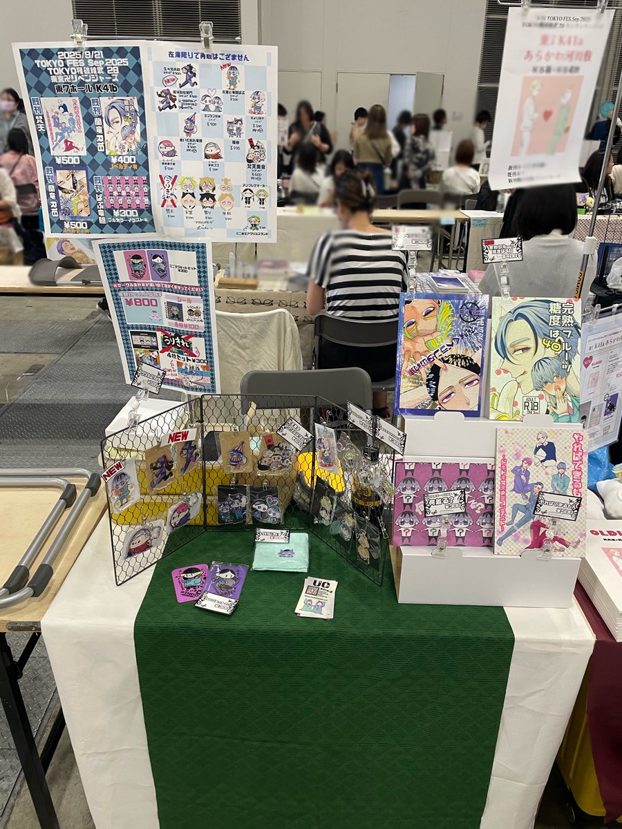 TOKYOrib's tweet photo. 設営出来ましたー！東7K41bにおります🫶よろしくお願いします🩷 https://t.co/QLxp6fLFCn
