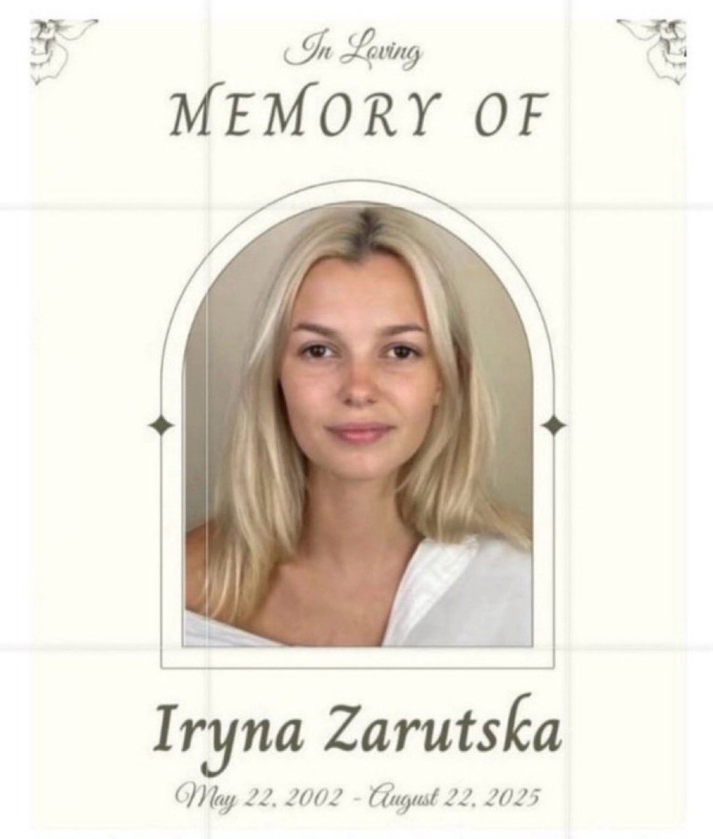 Her heart has stopped but it continues to beat in the millions of people that hers touched 

Iryna Zarutska is the girl that we should never forget 

🙏🏻🙏🏻🙏🏻🙏🏻🙏🏻RIP IRYNA 🙏🏻🙏🏻🙏🏻🙏🏻🙏🏻