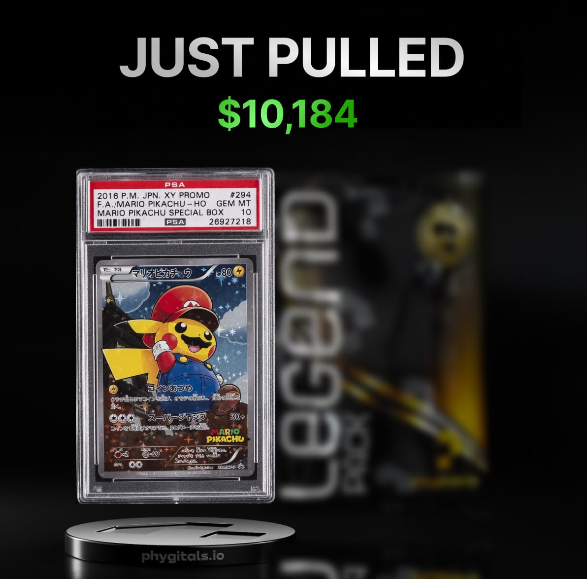JUST PULLED 🔥

Mario Pikachu Promo PSA 10 valued at over $10,000...

The collector opted to keep the card versus taking buy back, what would you do?