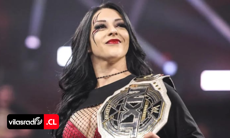 VilasRadio's tweet photo. 🇨🇱LUCHADORA CHILENA STEPHANIE VAQUER CONQUISTA EL TÍTULO MUNDIAL FEMENINO DE WWE
💻📲Revisa la nota completa aquí:
https://t.co/CKxOPbGDR9
#WWE #Vaquer #Chile https://t.co/aZtSylNNAe