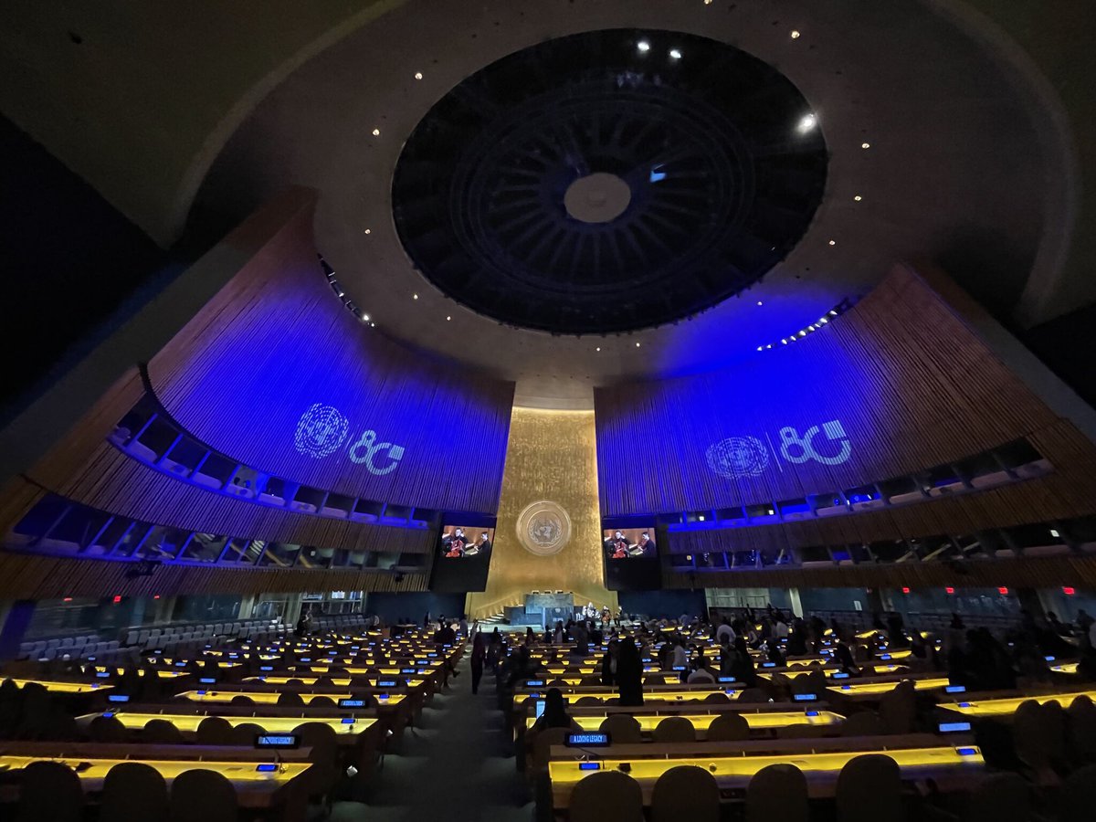 lmillennium's tweet photo. @lmillennium at the @UN General Assembly #UNGA80 
A Commemoration of UN@80: A Living Legacy 🇺🇳
@CivilSociety_UN https://t.co/aHkCYBWZdL