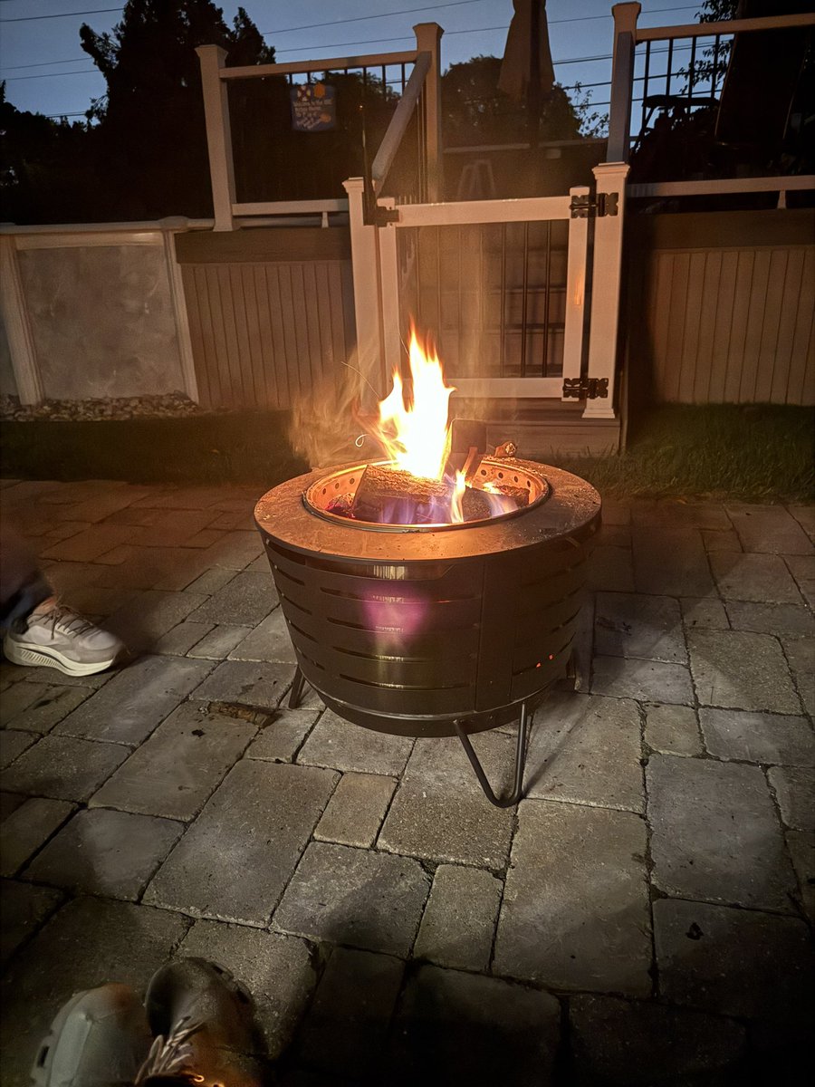 Nothing like some adult beverages and a nice fire at the end of the day….