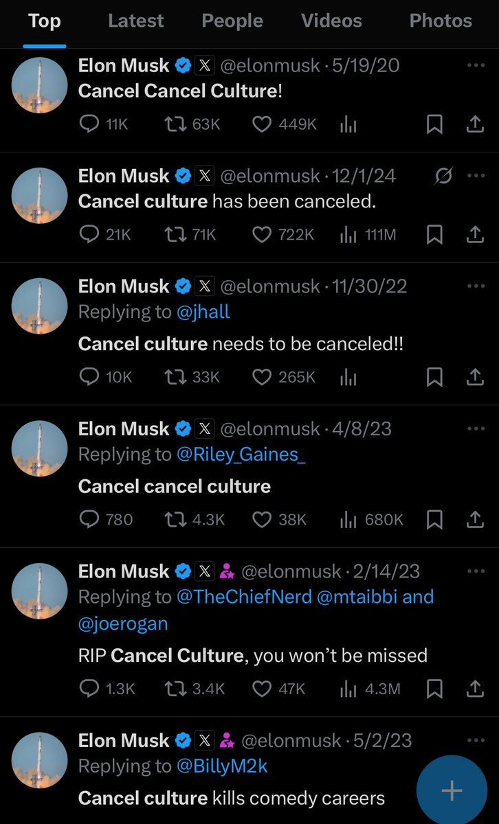 OleBeeM's tweet image. Imagine not being upset by “cancel culture” anymore: