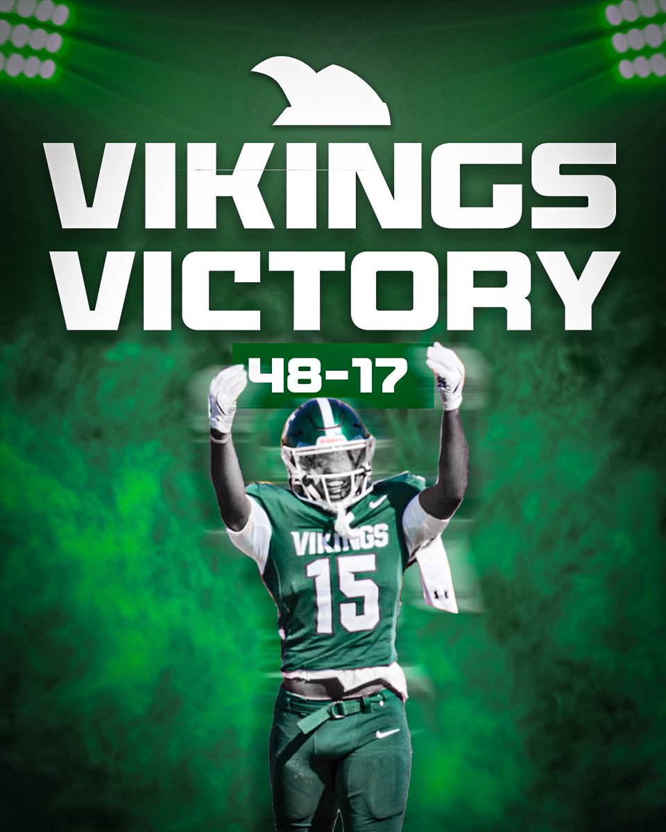 DVCVikingsFB's tweet photo. Took care of business at home 🤝 https://t.co/KjMNd14V7D