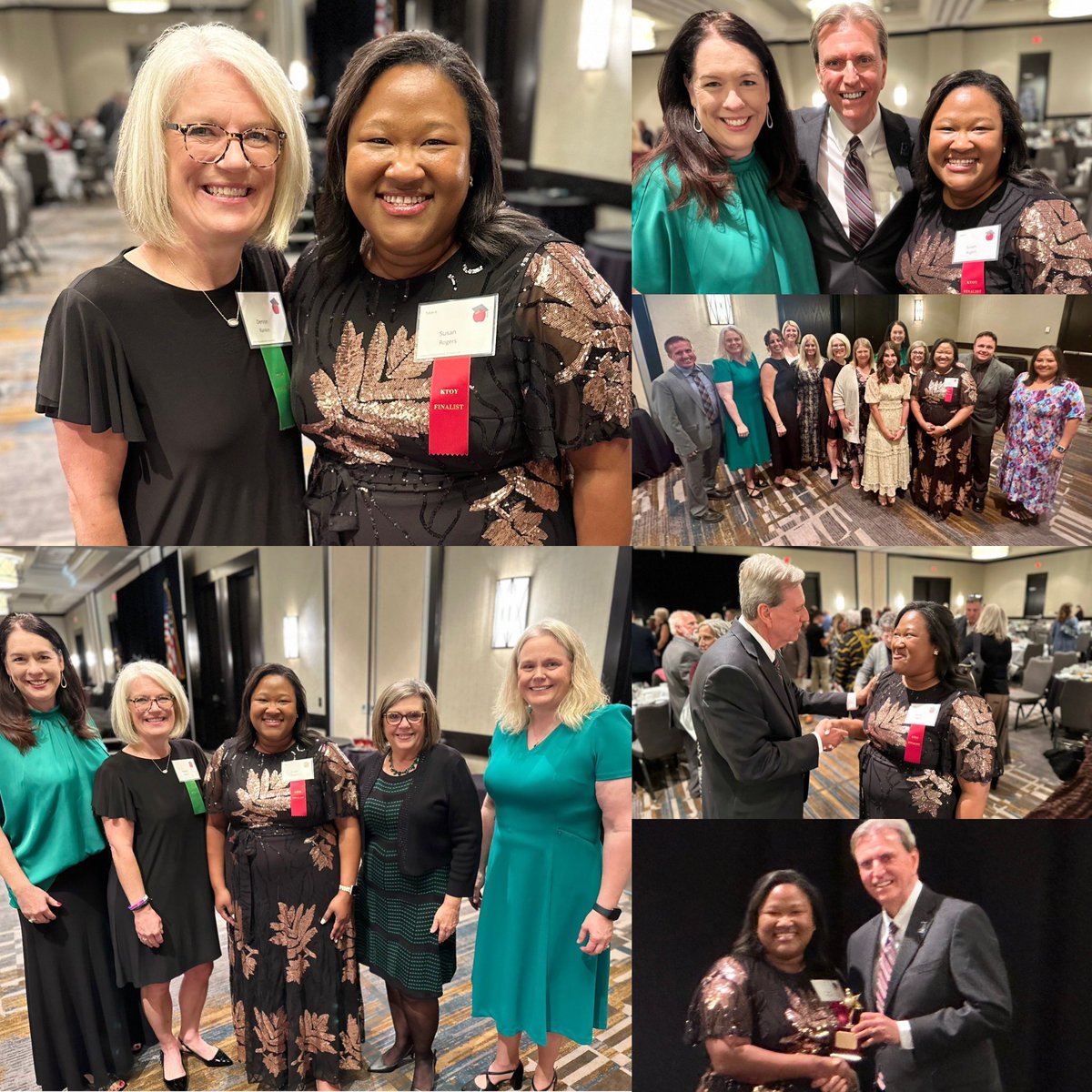 What a fantastic evening at the 2026 Kansas Teacher of the Year Banquet, celebrating and honoring nominee Denise Rankin, FACS Teacher at Derby High School, and finalist Susan Rogers, 1st Grade Teacher at Derby Hills Elementary. 

We are #DerbyProud!