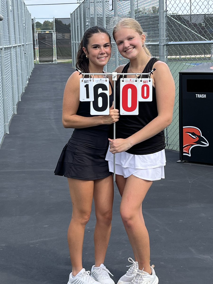 3-0 day with a 5-2 win over Port Washington, 7-0 over Tosa East &amp; a 6-1 win over Burlington. Special thanks to Julia Dahlke for filling in at singles &amp; picking up her 1st ever varsity win! Liv Tollefson also reunited with her friend Sara to earn her first ever varsity win! #SMART