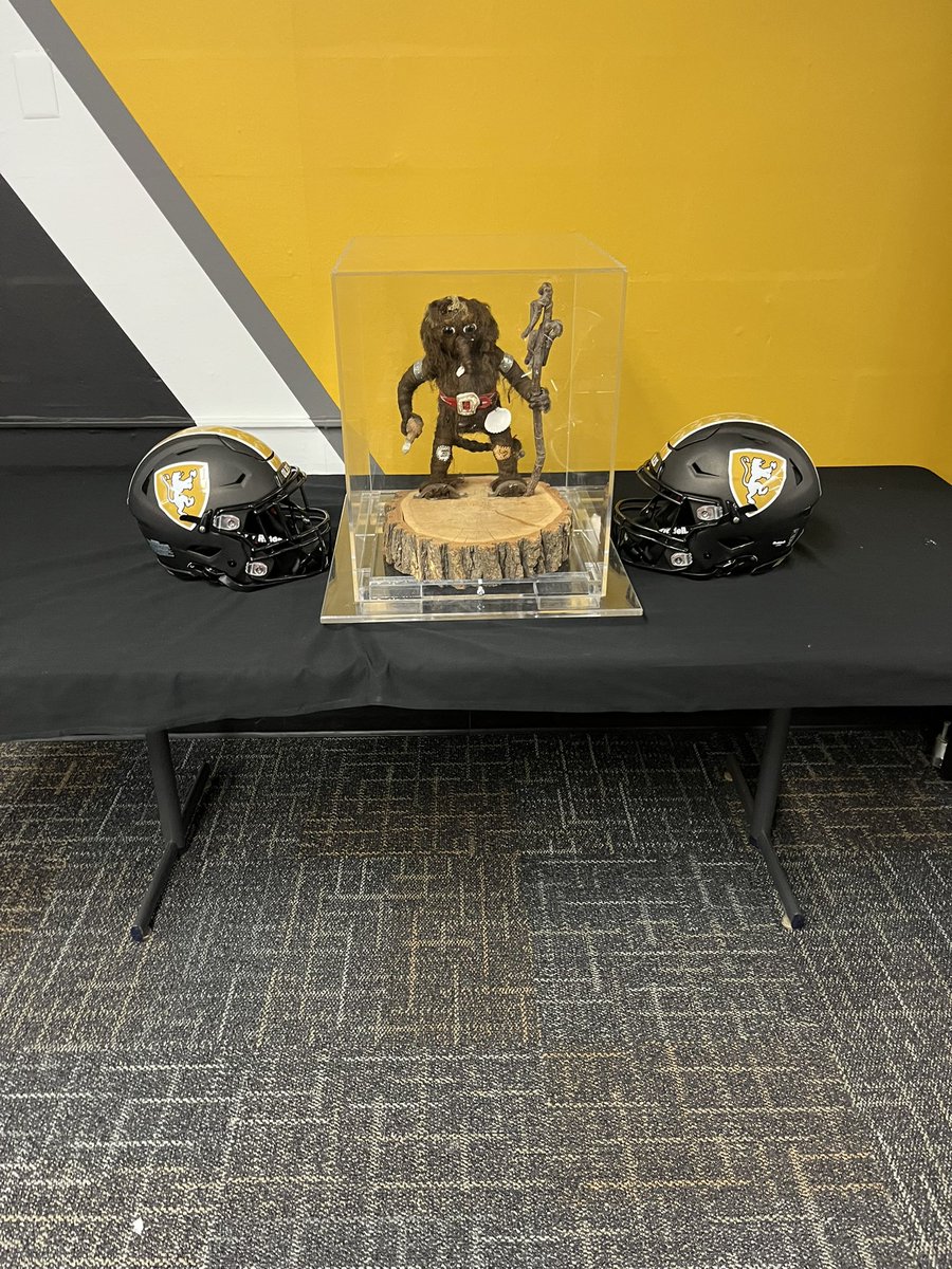 StolafRBC's tweet image. As seen on college gameday! The Troll is back on the Hill!