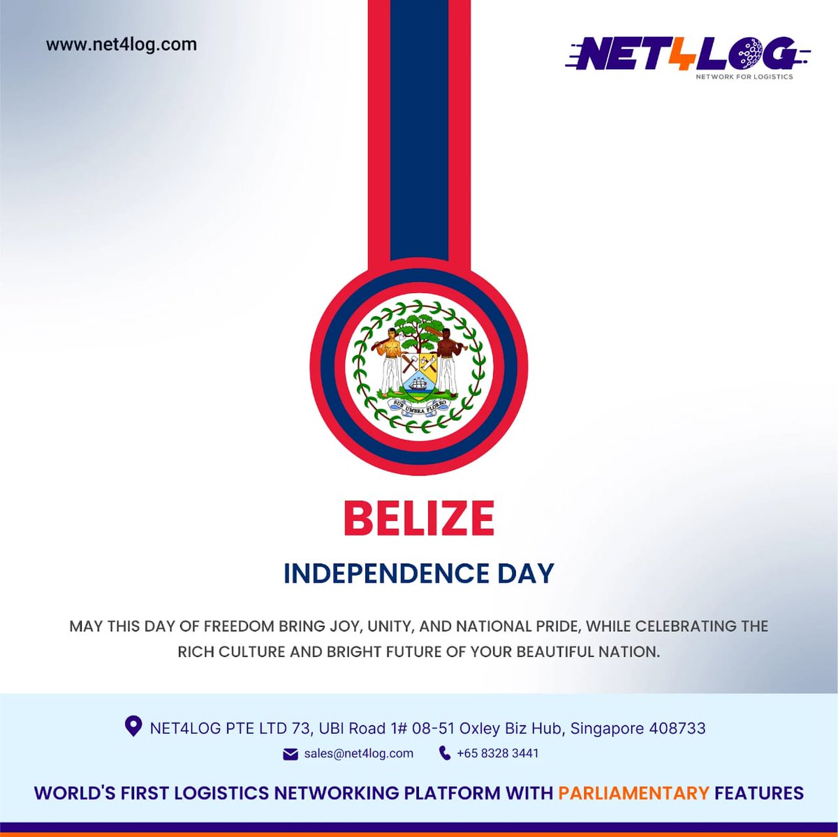 net4log's tweet image. Wishing Belize a Joyous Independence Day! 🌍✨
Celebrating freedom, unity, and the bright future ahead. 💫

#BelizeIndependenceDay #Belize #NationalDay #Freedom #Unity #Net4Log