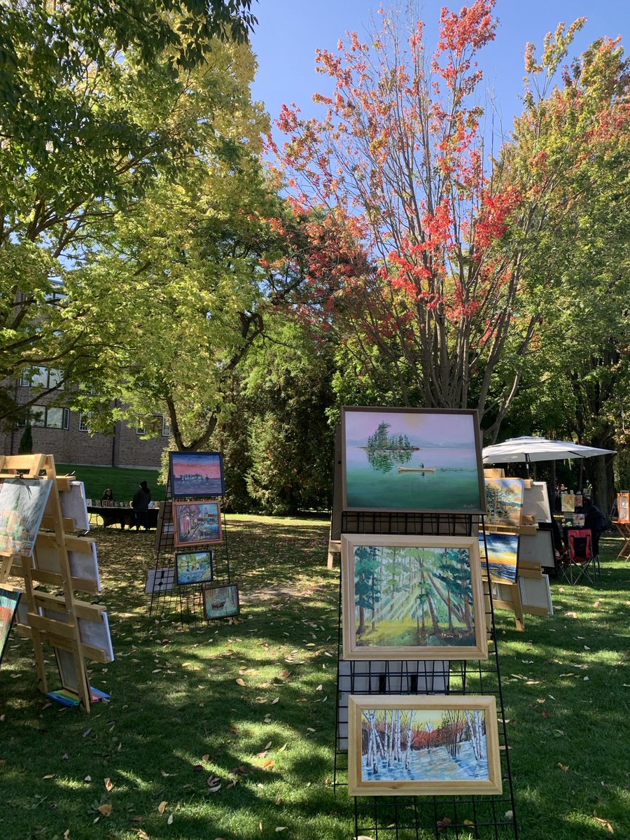 Art in the Park in Stratford.