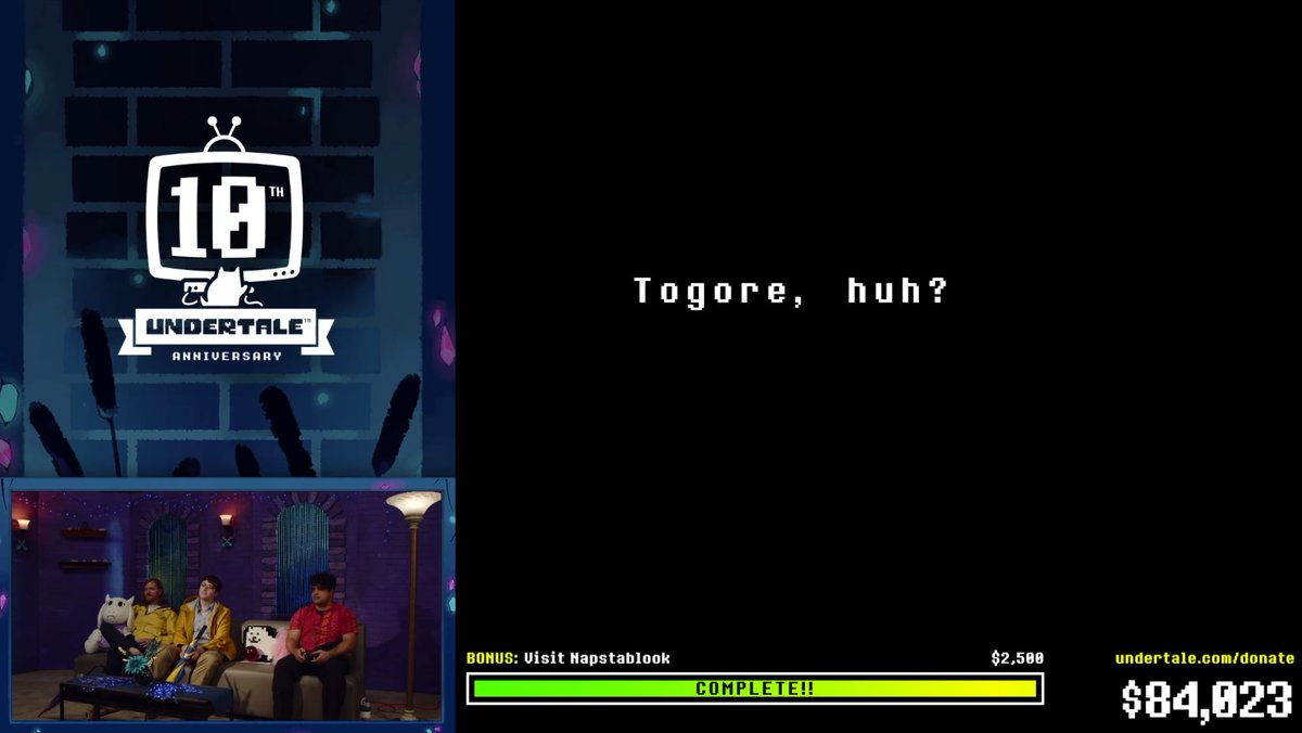 Real Screenshot From The Undertale 10th Anniversary Stream