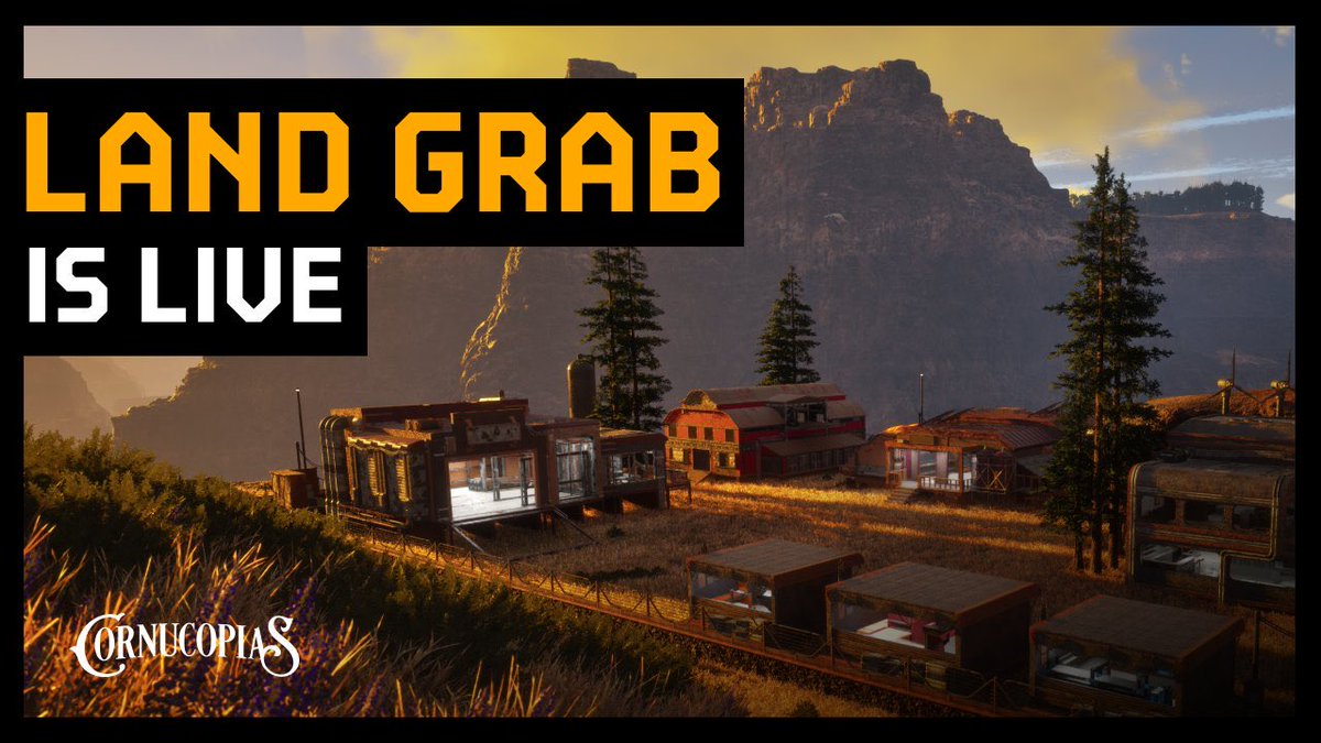 Chilled65's tweet photo. #CornucopiasGame land grab is on!!! Grab your own slice of land in the game and it looks absolutely spectacular. Once you have land it's all yours, no one can take it away from you like a real property until you decide to sell it. Expect prices to inflate 😛 https://t.co/pHV0Kp2gK2
