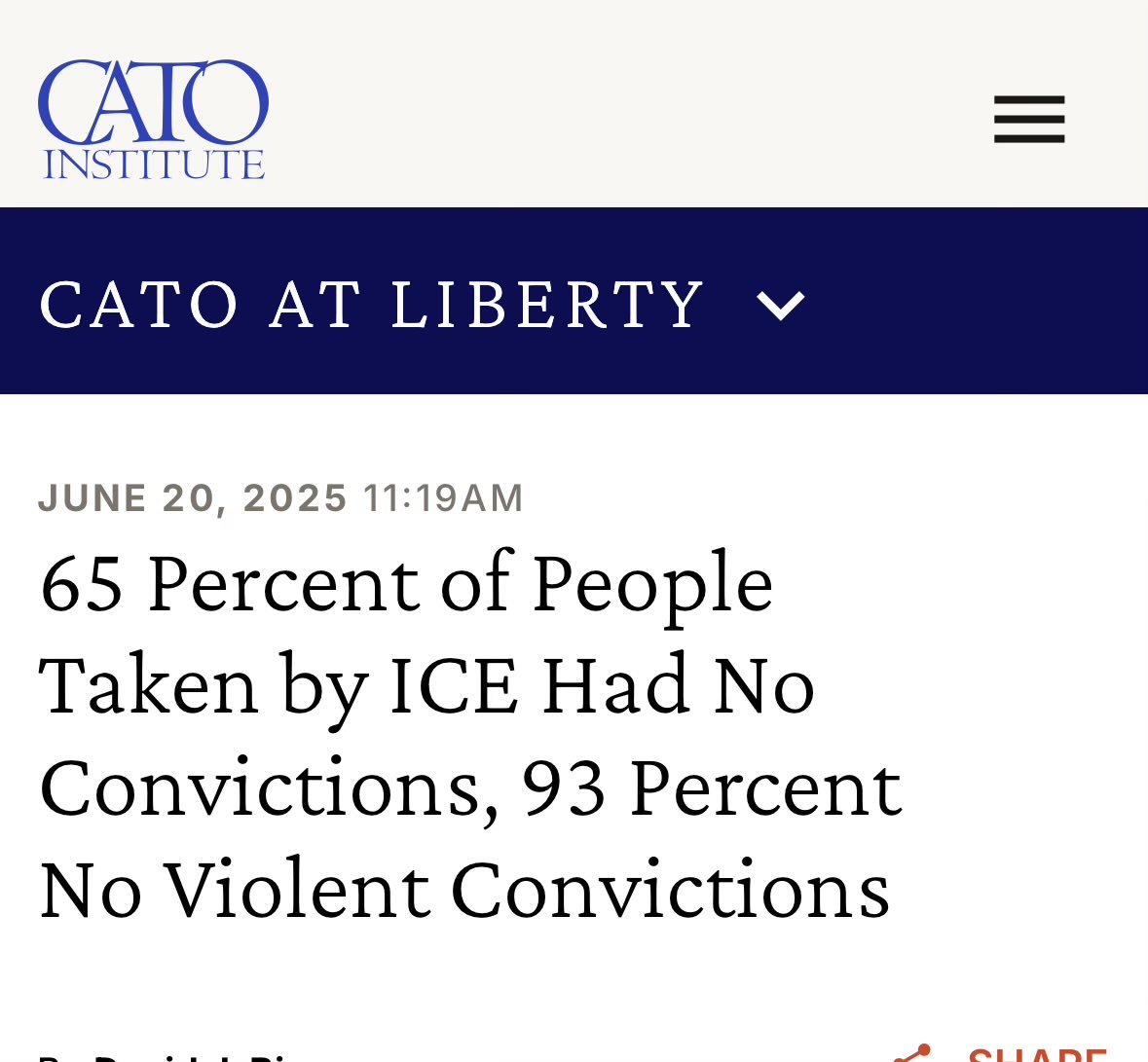 L-Toczylowski.bsky.social (@l_toczylowski) on Twitter photo I went to bed pretty annoyed last night that Homan repeated the false statistic that 70% of those arrested by ICE under this admin have criminal histories, and it went completely unchallenged by <a href="/billmaher/">Bill Maher</a>.
Wild to see this news today. Most corrupt administration in history. I went to bed pretty annoyed last night that Homan repeated the false statistic that 70% of those arrested by ICE under this admin have criminal histories, and it went completely unchallenged by <a href="/billmaher/">Bill Maher</a>.
Wild to see this news today. Most corrupt administration in history.
