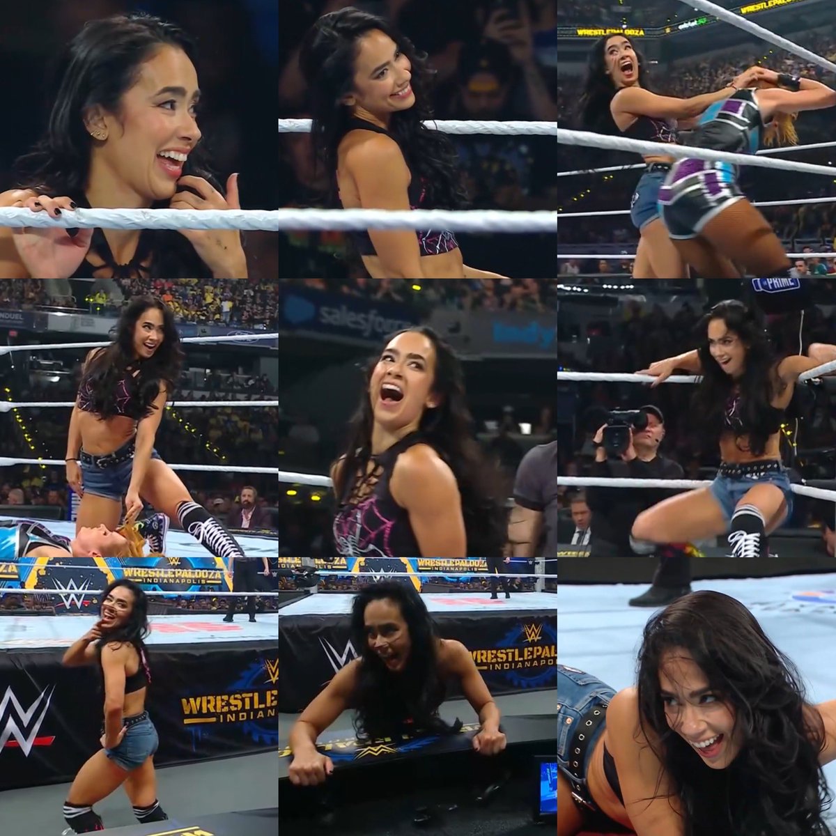 womenstitless's tweet image. her iconic crazy chick mannerisms