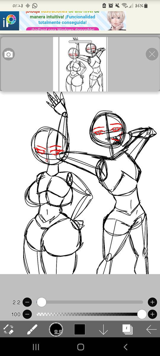 Pasó mucho mucho mucho tiempo desde mi último dibujo digital... 
sigue siendo un asco, pero me chupa un huevo. Edpero no olvidarme de seguir este boceto mierdero.😀