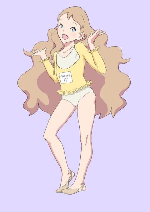 黄色いレオタード 