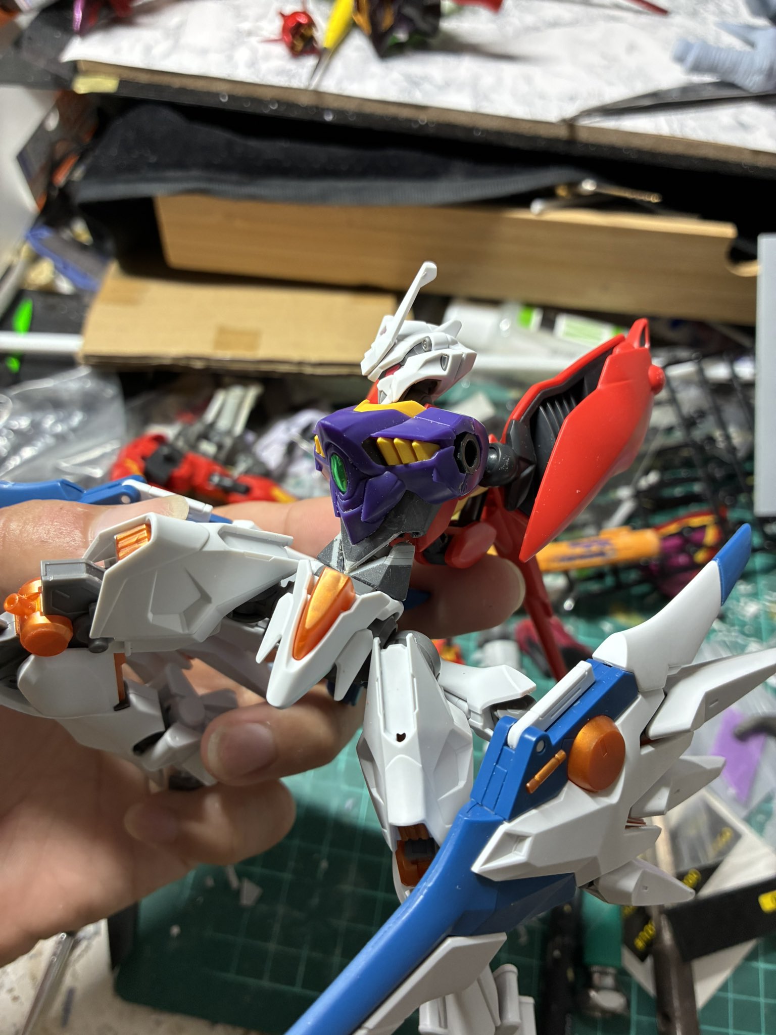 ガンプラ　MG 組立済み　整備してさらにカッコよくして下さい(*'▽'*) Z GUNDAM】MG 1/100 RX-178 Gundam Mk-II Ver.2.0 (AEUG