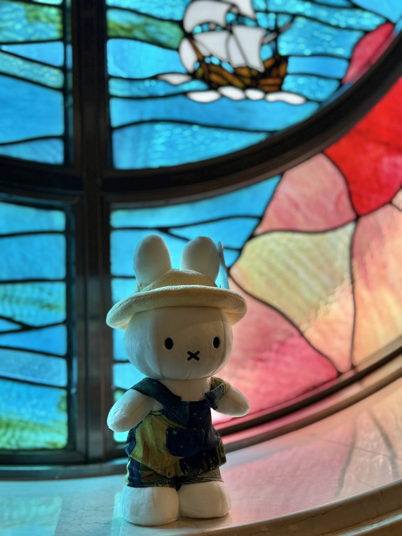 大ゴッホ展　Miffy ぬいぐるみ ミッフィー 新品】大ゴッホ展 限定 神戸市博物館 ミッフィー ぬいぐるみ