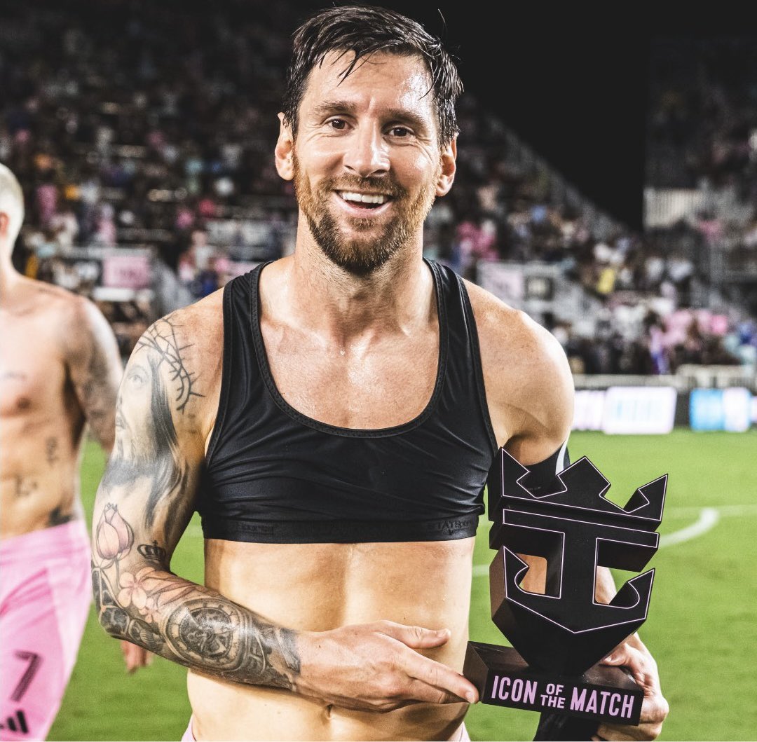 🐐 Leo Messi vs DC United pagi ini

⚽ 2 gol
🅰️ 1 assist
🎯 10 umpan ke sepertiga akhir
✨ 2 peluang tercipta
💫 8 dribel sukses

Masih jadi pembeda di setiap laga !!!
#Messi #InterMiami #MLS