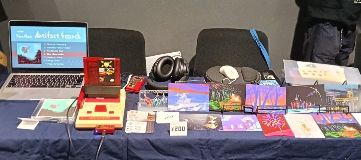 設営完了してます～
本日はよろしくお願いいたします！
ストリームホーム「５F」です
#ShibuyaPixelArt2025