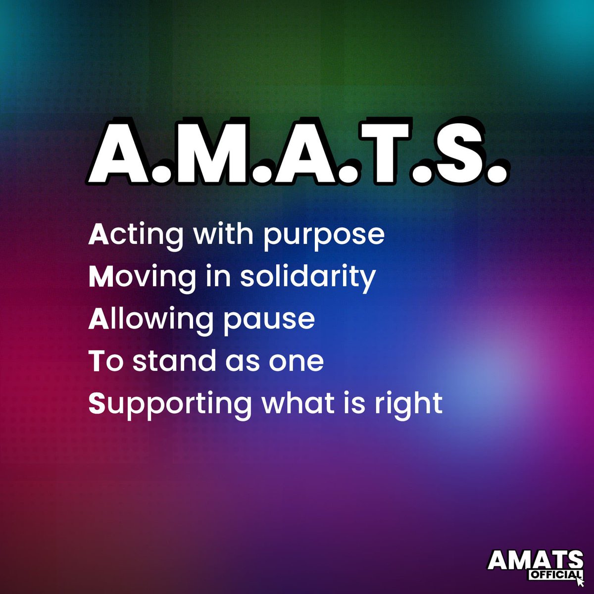 amats_ofc's tweet photo. TODAY, WE WILL STAND FOR WHAT IS RIGHT.

In support of the movement, all fan-related activities, including posts, trending parties, and spaces, will be placed on hold.

While we value celebrating together as a fandom, there are times when our voices carry greater purpose as Filipinos. This is such a moment. Pausing our activities allows us to stand in solidarity with the call for justice, accountability, and the hope for a better nation.

We thank you for your understanding. To those who will take part, please remain safe, and may we continue to be united in upholding fairness, integrity, and truth.

- AMATS ADMINS