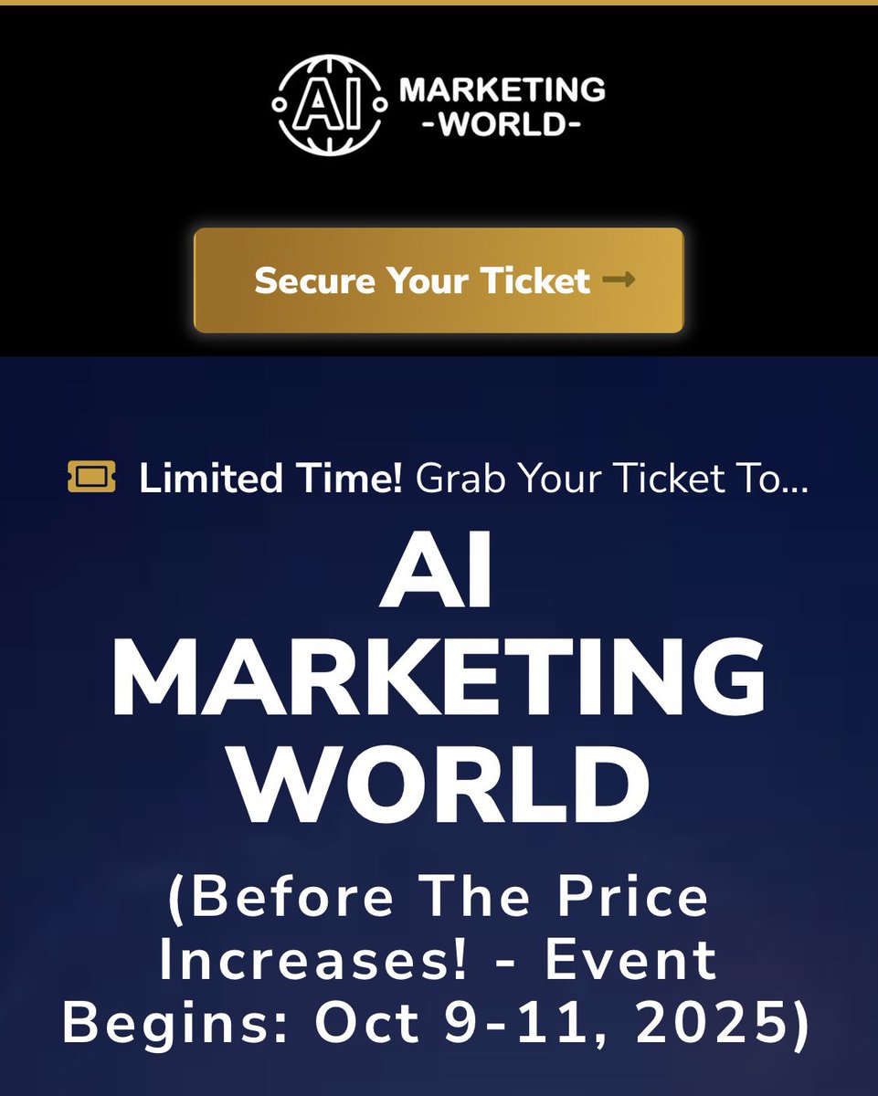 TheMrAbundant's tweet photo. My head is spinning on preparation for Ai Marketing World in two weeks…

Time is ticking and it’s getting closer.  

It’s time to seize the opportunity and change all of our Lives for the Better once and for all!   $STKR to 10 Million MC. https://t.co/gGP5BeCnpT