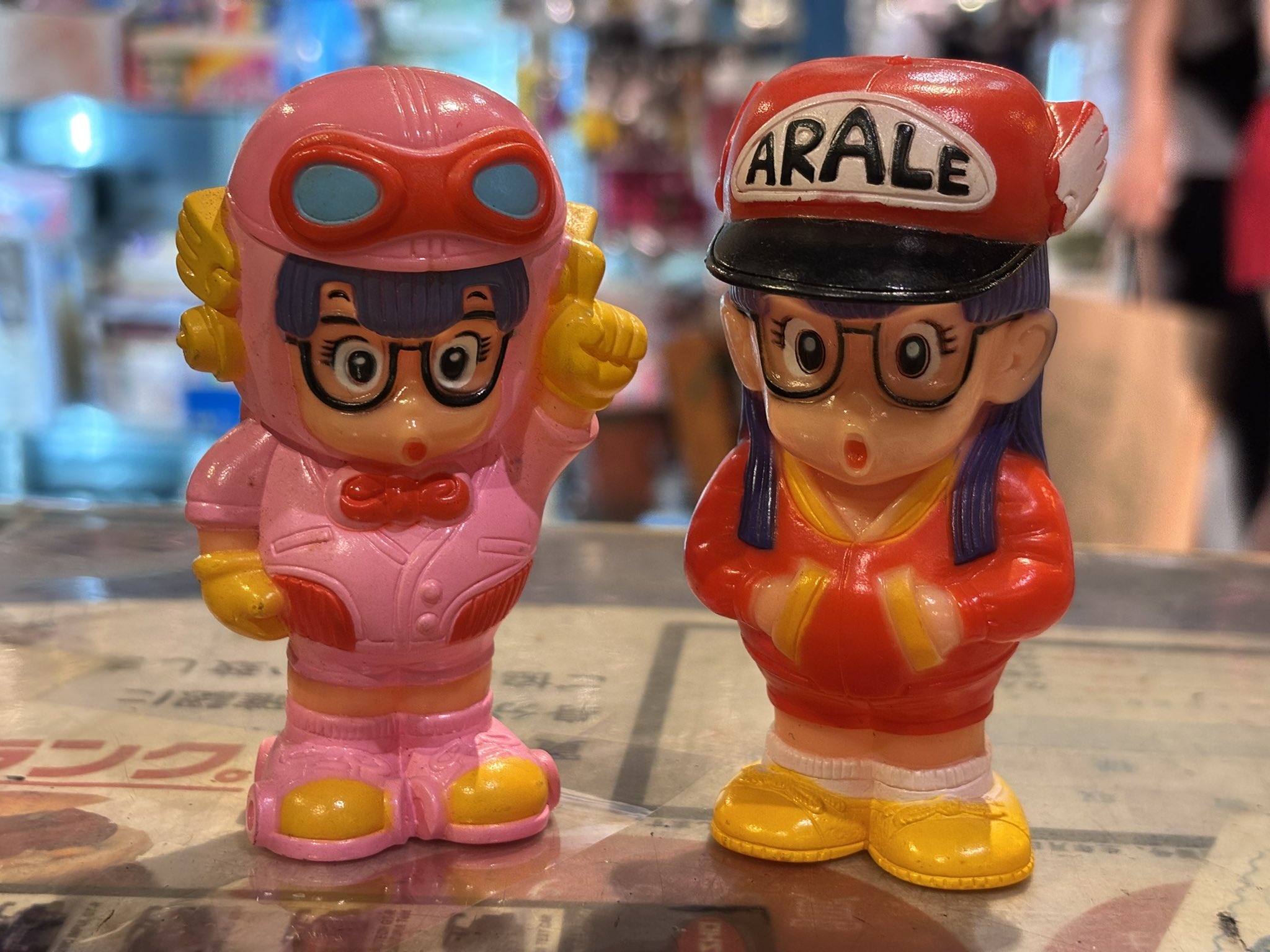 Dr.スランプアラレちゃん ポピー ソフビ貯金箱 当時物 コレクター