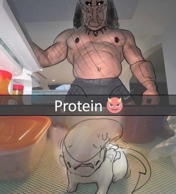 KaariDrawzz's tweet image. Stupid ass doodles for my friends 
#xenomorph #yautja